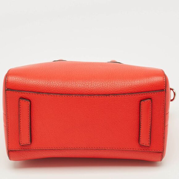 Givenchy Red Leather Mini Antigona Satchel - Picture 6 of 7